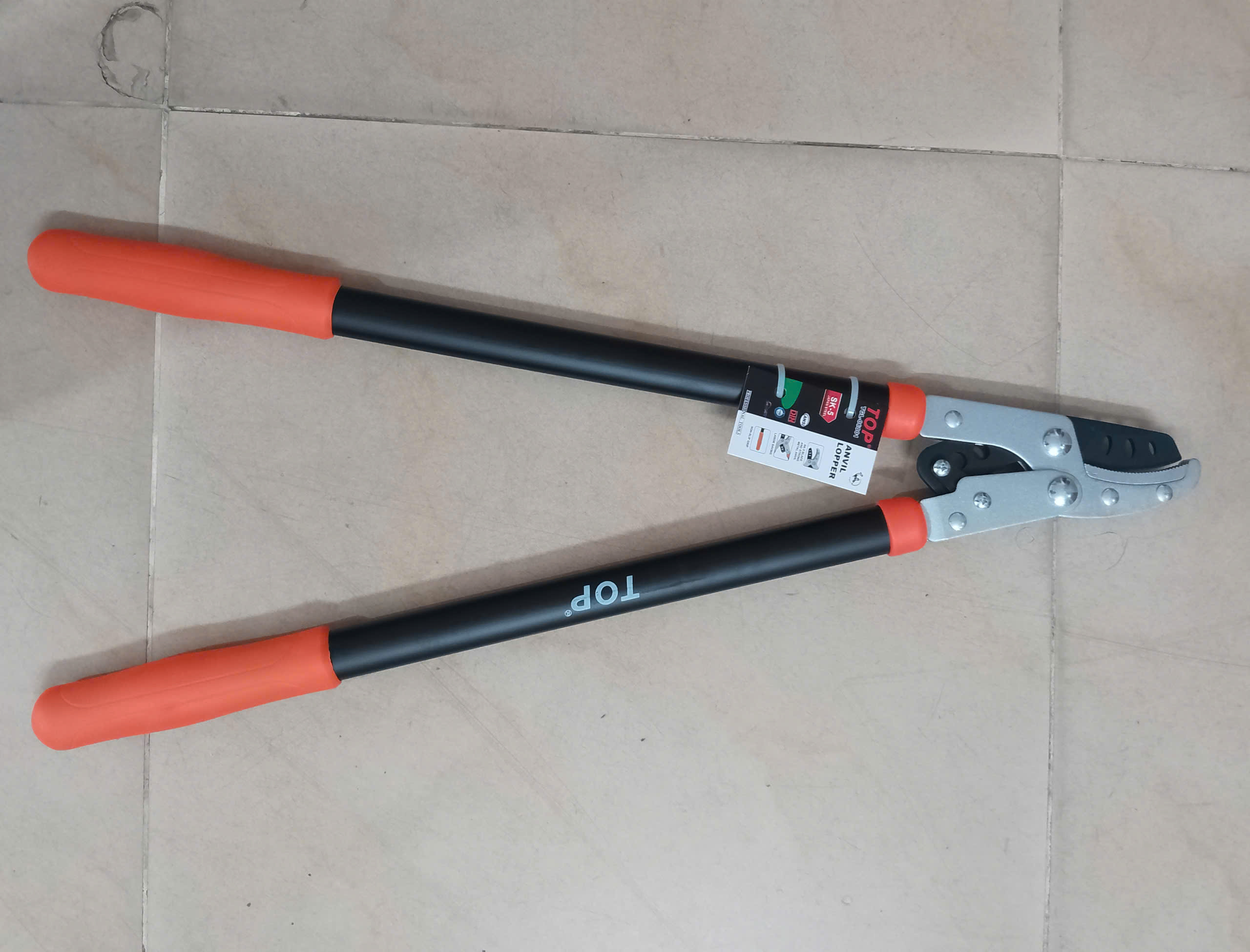 Hình ảnh 15 của mặt hàng Kéo cành không tăng cán cam đen TOP
