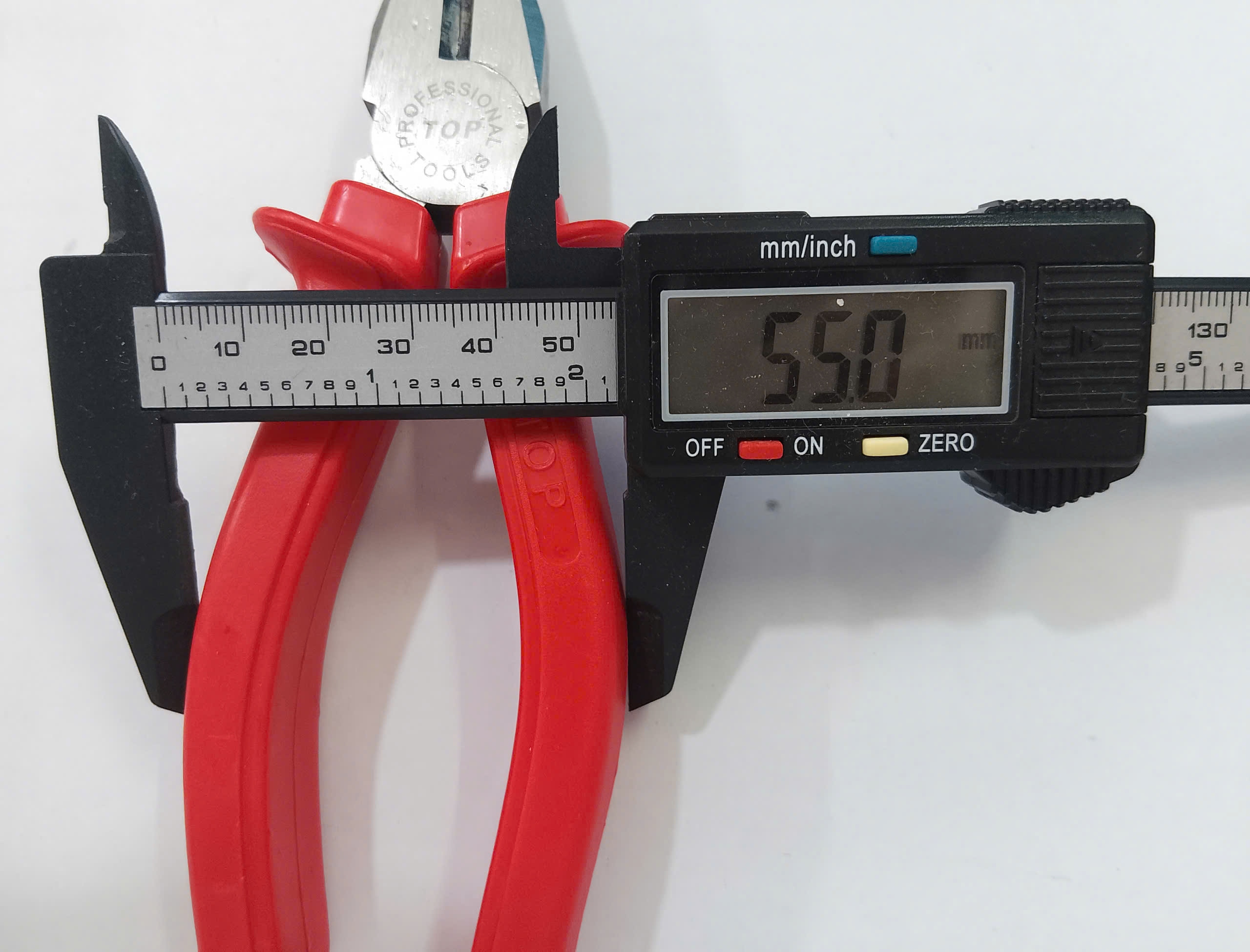 Hình ảnh 17 của mặt hàng Kìm điện cán đỏ 6 inch TOP