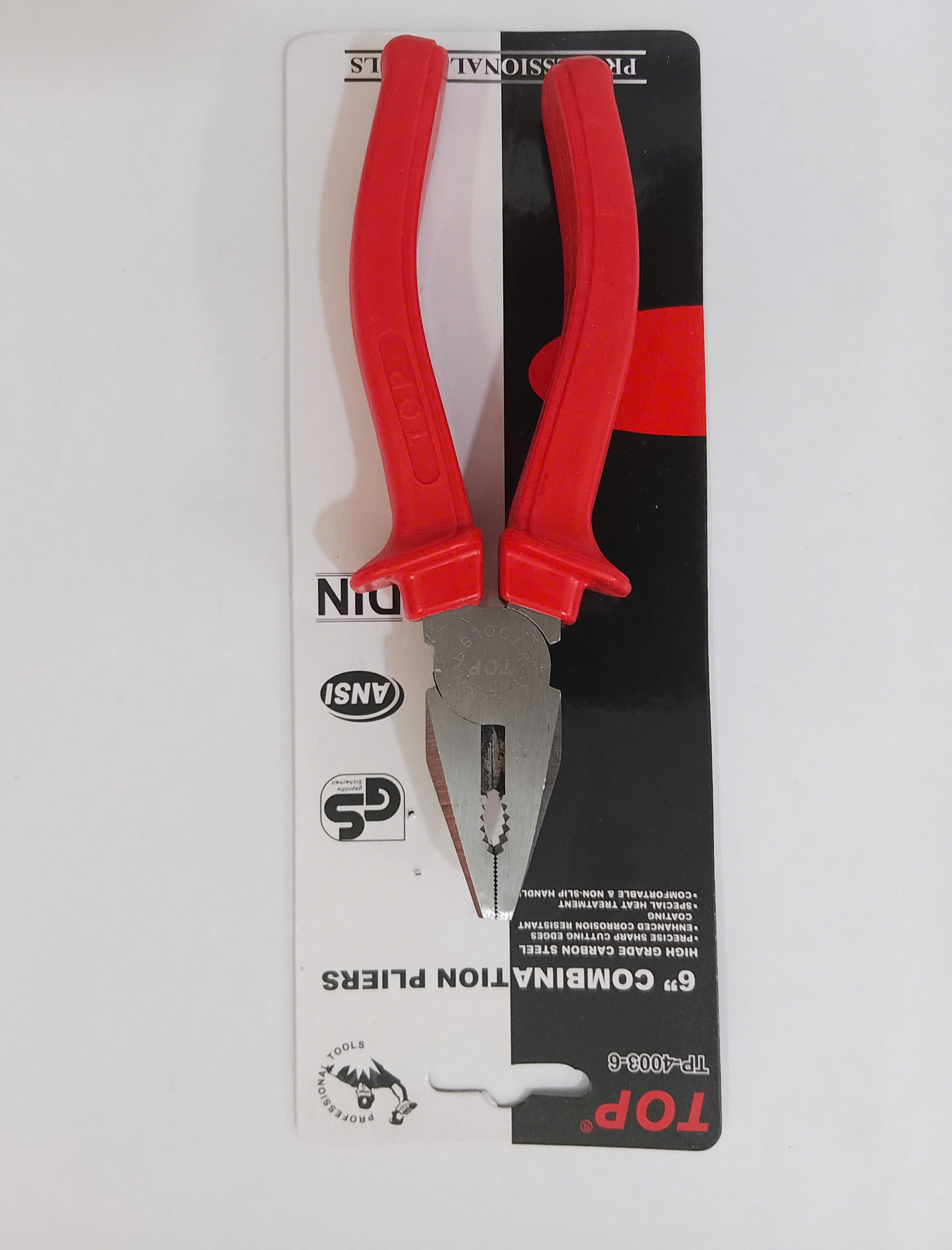 Hình ảnh 10 của mặt hàng Kìm điện cán đỏ 6 inch TOP