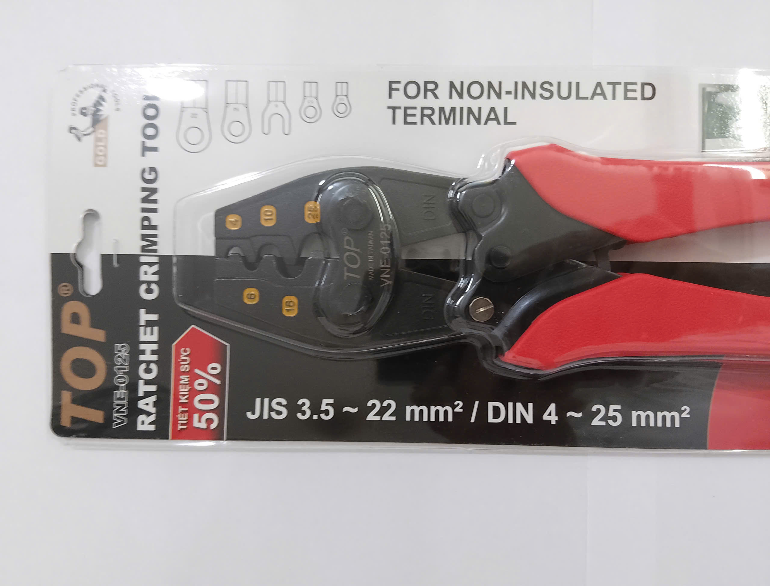 Hình ảnh 17 của mặt hàng Kìm bấm cote nhanh trợ lực 4-25 mm² TOP