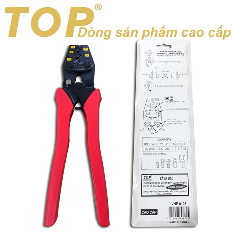 Hình ảnh 6 của mặt hàng Kìm bấm cote nhanh trợ lực 1.5-10 mm² TOP