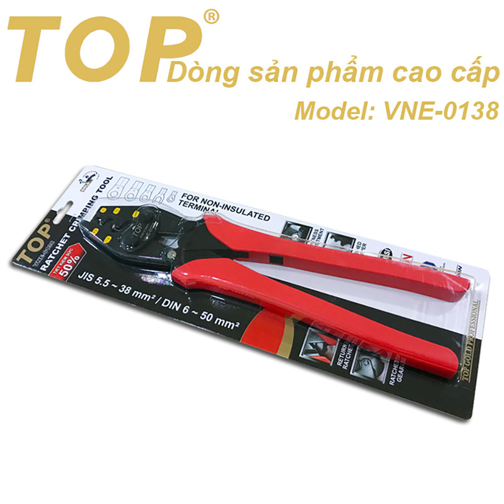 Hình ảnh 2 của mặt hàng Kìm bấm cote nhanh trợ lực 6-50 mm² TOP