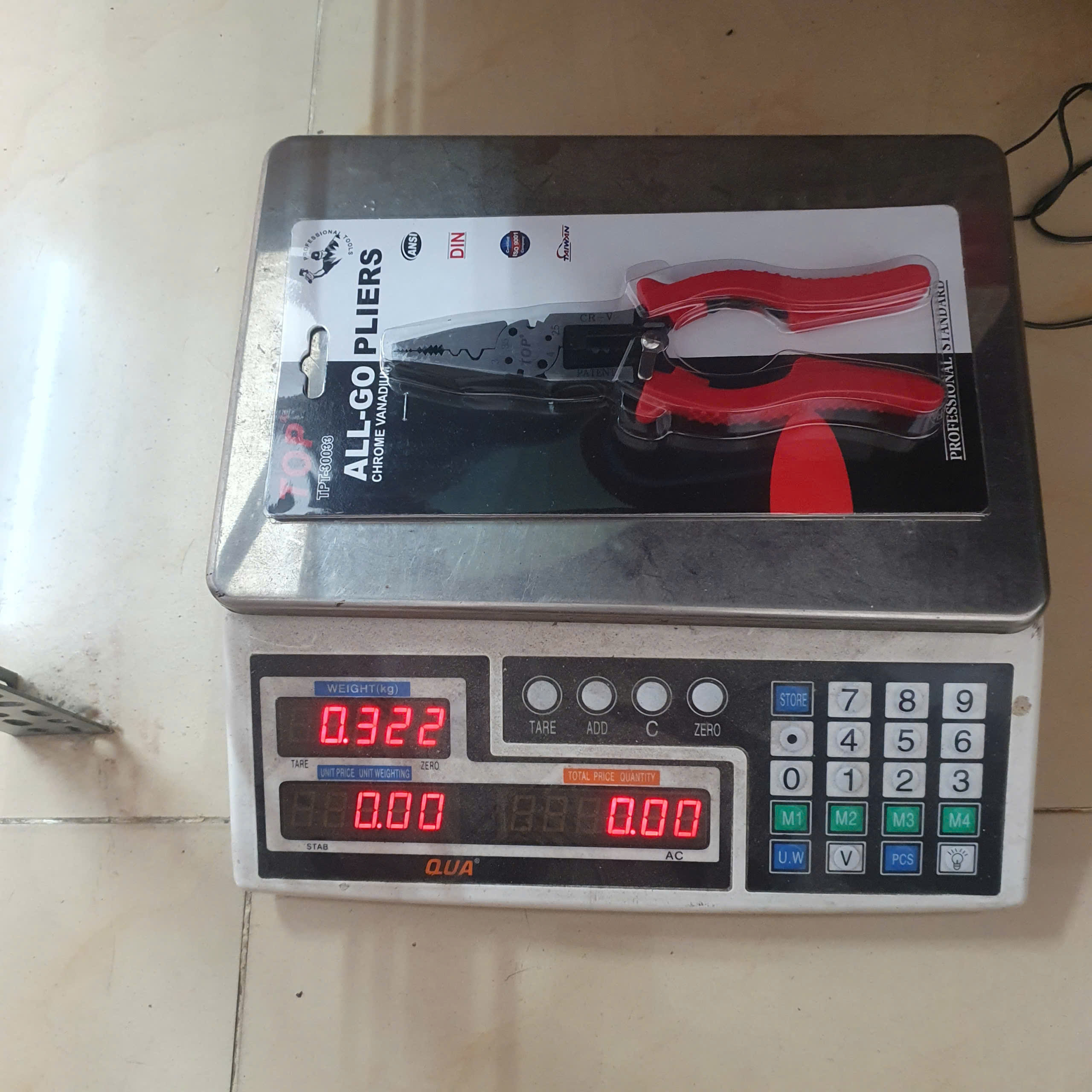 Hình ảnh 7 của mặt hàng Kìm điện đa năng 8" TOP