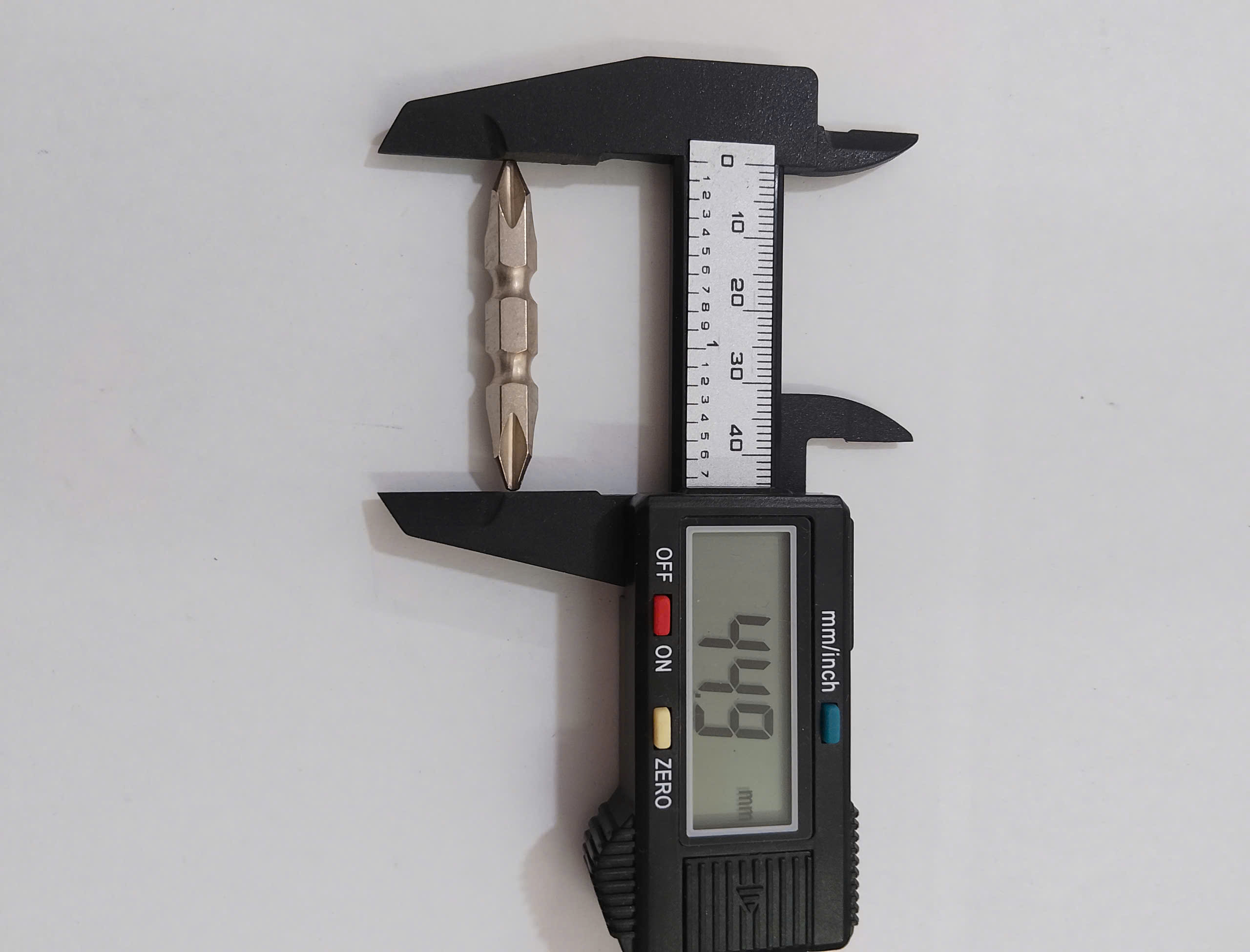 Hình ảnh 6 của mặt hàng Mũi vít 2 đầu PH2 trắng ngắn dài 45mm TOP