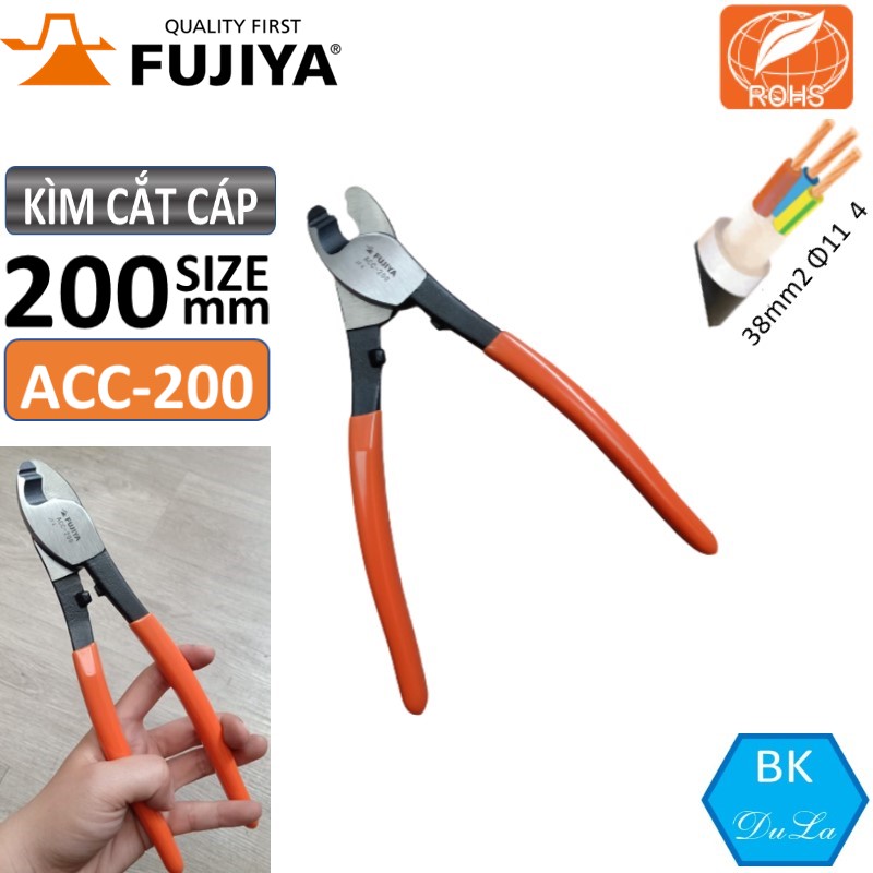 Hình ảnh 10 của mặt hàng Kìm cắt cáp 200mm Fujiya ACC-200