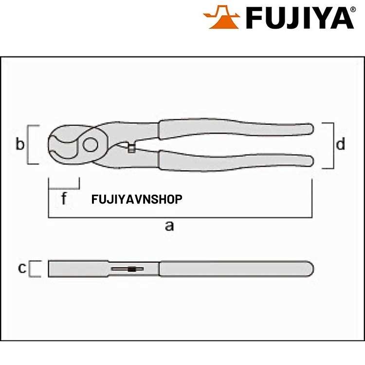 Hình ảnh 3 của mặt hàng Kìm cắt cáp 200mm Fujiya GCC-200