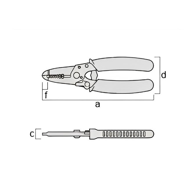 Hình ảnh 6 của mặt hàng Kìm tuốt dây 165mm Fujiya PP323B-165