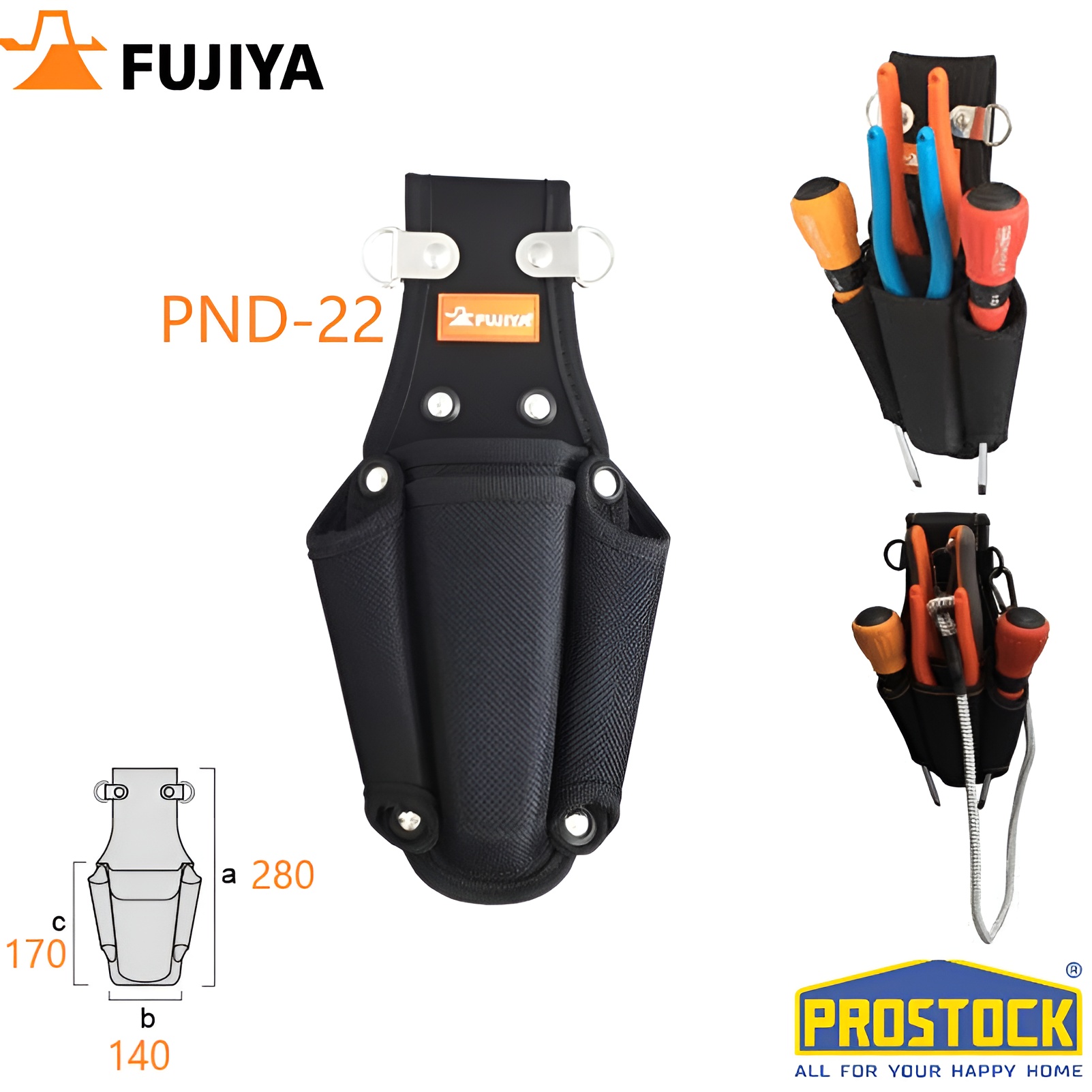 Hình ảnh 4 của mặt hàng Túi đồ nghề Fujiya PND-22