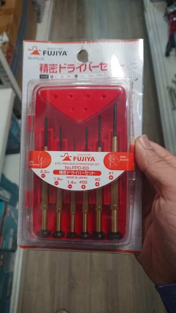 Hình ảnh 2 của mặt hàng Bộ tua vít chính xác Fujiya FPD-6S