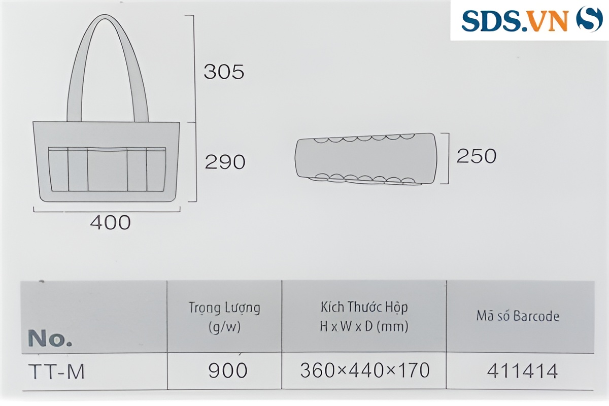 Hình ảnh 1 của mặt hàng Túi đồ nghề lớn Fujiya TT-M