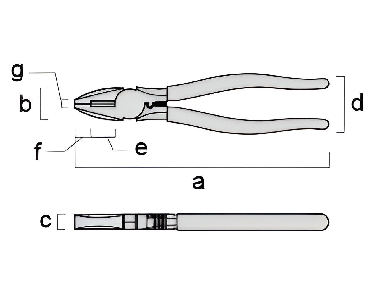 Hình ảnh 7 của mặt hàng Kìm điện đa năng 175mm Fujiya 1150A-175