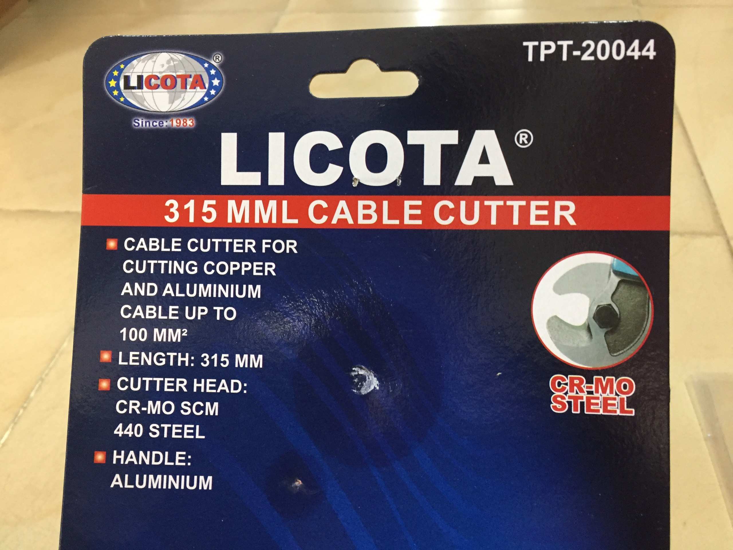 Hình ảnh 10 của mặt hàng Kéo cắt dây cáp điện LICOTA 100 mm