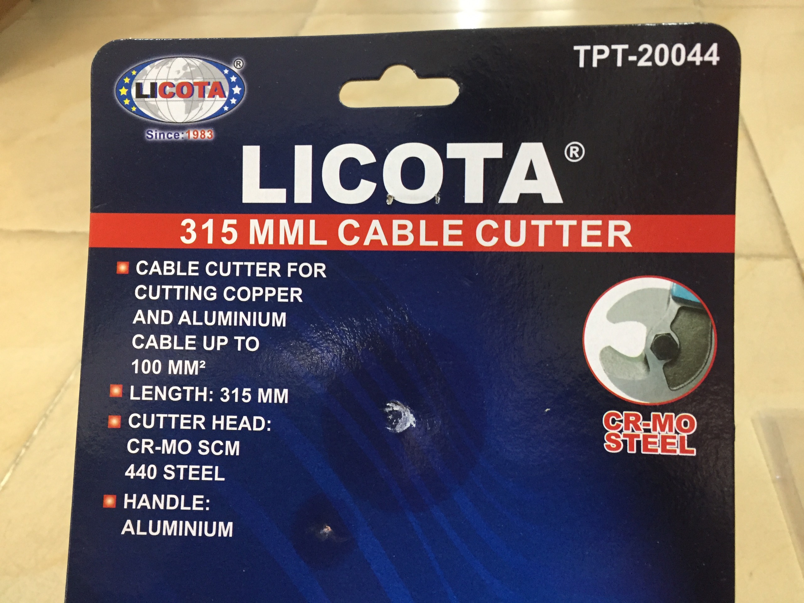 Hình ảnh 10 của mặt hàng Kéo cắt dây cáp điện LICOTA 100 mm