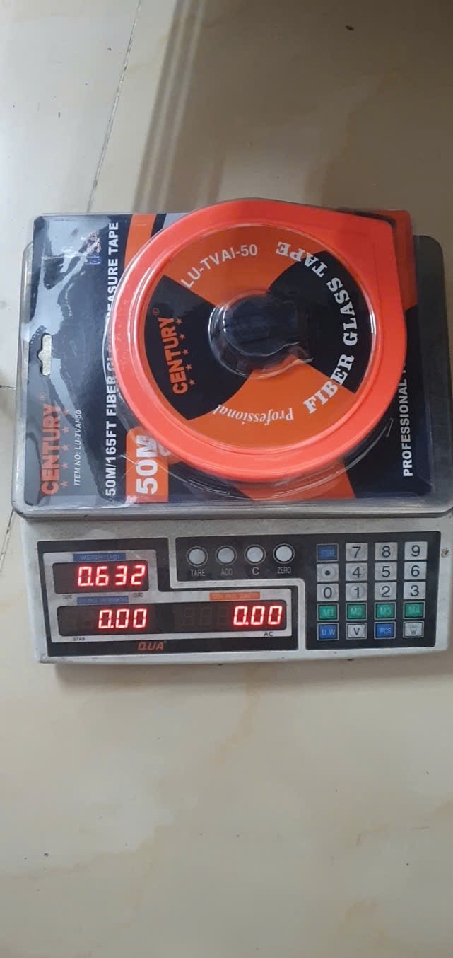 Hình ảnh 6 của mặt hàng Thước dây kéo sợi thủy tinh hộp cuộn giọt nước 50m Century