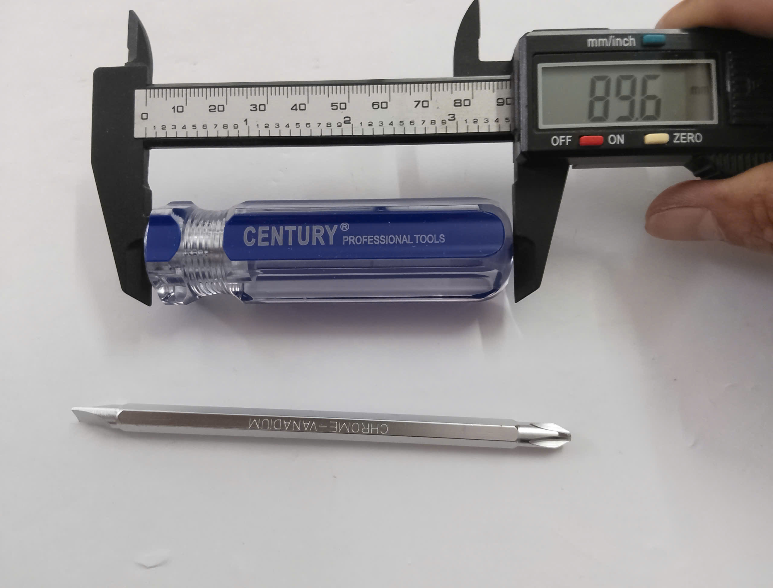 Hình ảnh 8 của mặt hàng Tua vít 2 đầu cán trong 1 tấc Century