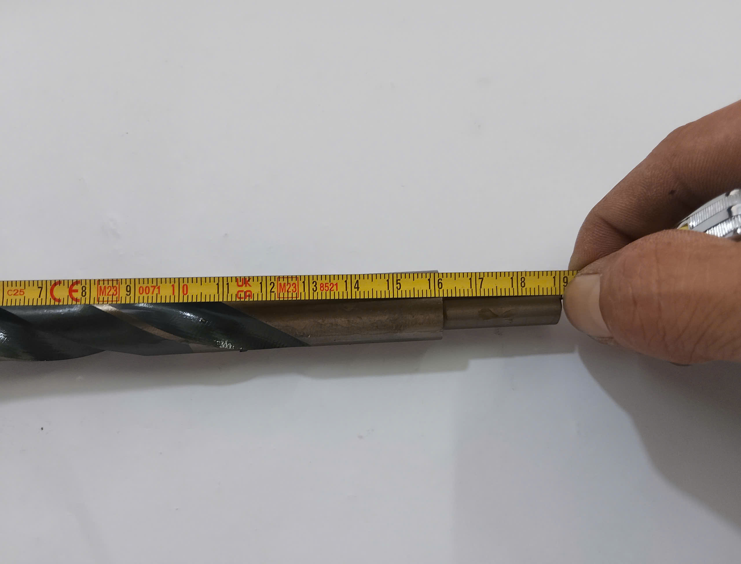 Hình ảnh 8 của mặt hàng Mũi khoan sắt inox chuôi trụ tiện HSS-G M2 18.0mm