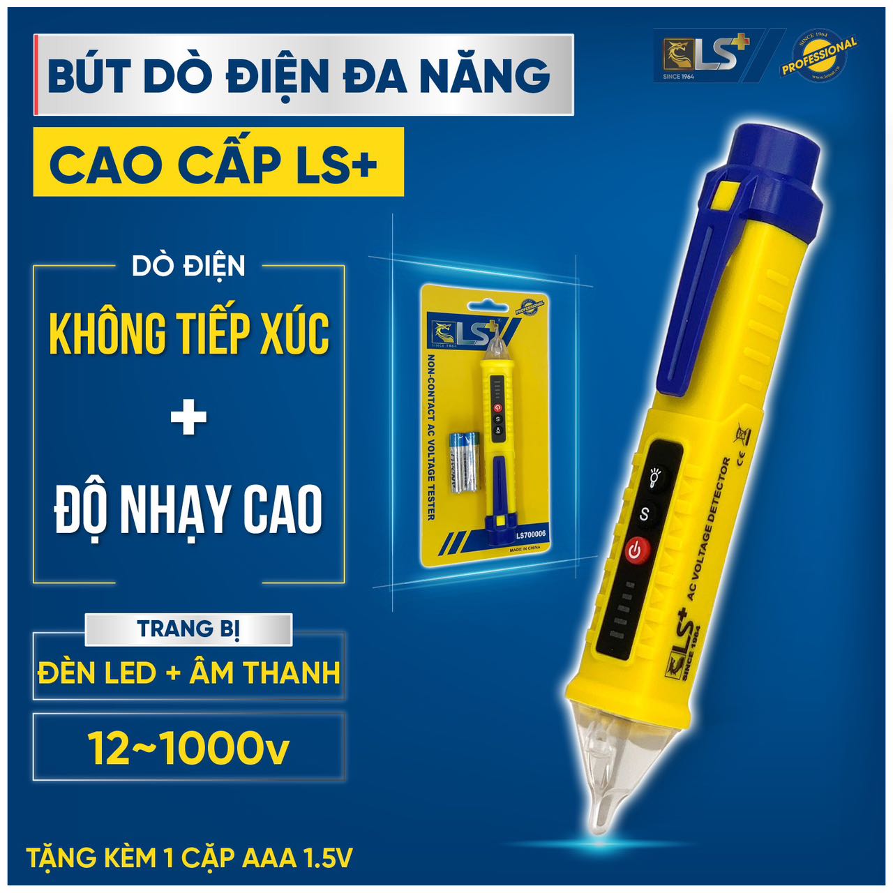 Hình ảnh 1 của mặt hàng Bút dò điện đa năng cao cấp LS+