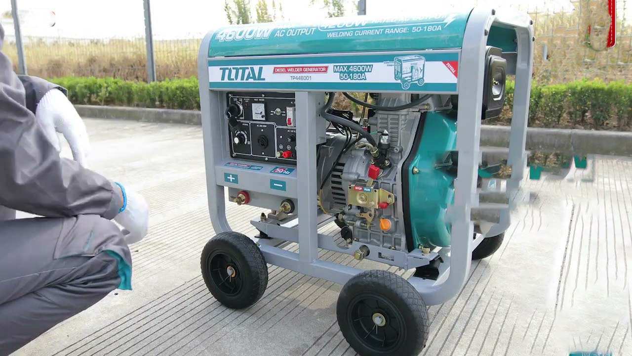 Hình ảnh 3 của mặt hàng Máy phát hàn diesel dùng pin 30AH Total TP446001