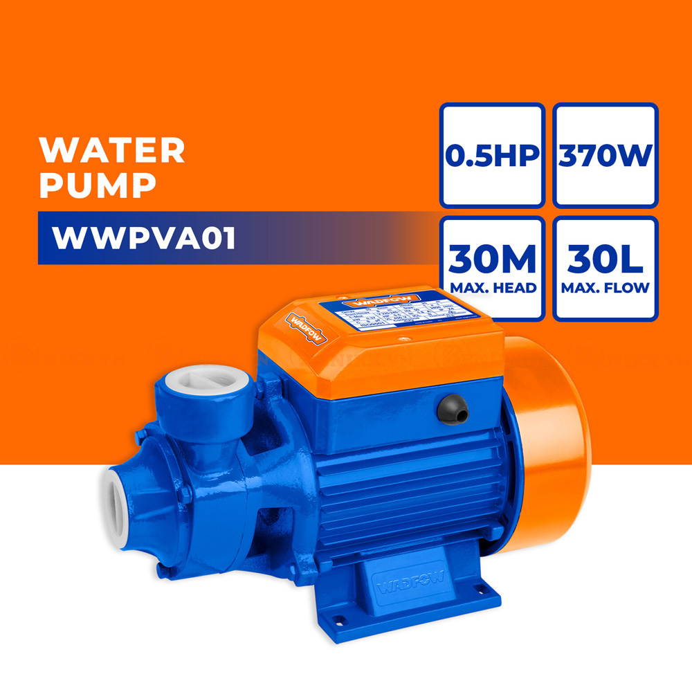 Hình ảnh 3 của mặt hàng Máy bơm nước 370W(0.5HP) Wadfow WWPVA01