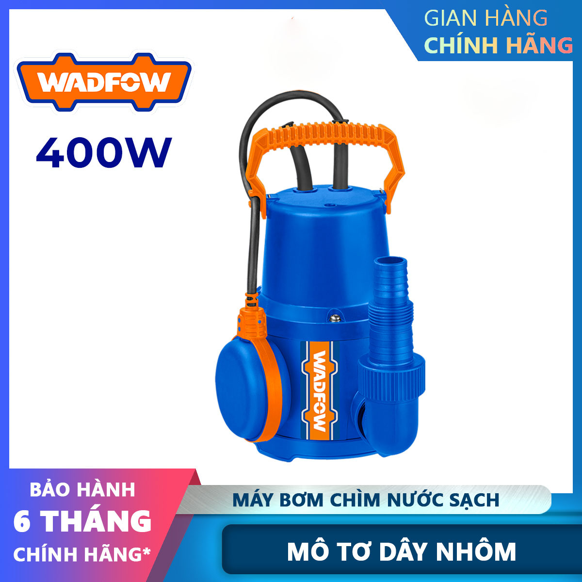 Hình ảnh 3 của mặt hàng Máy bơm chìm nước sạch 400W(1HP) Wadfow WWPFQ01