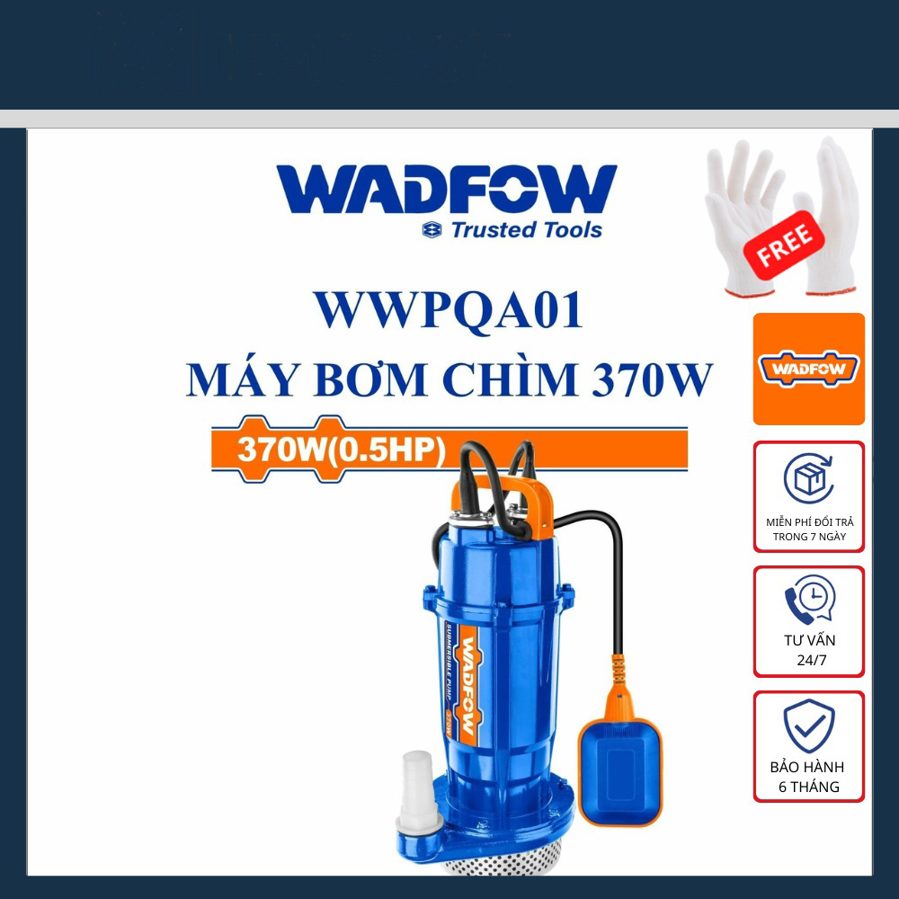 Hình ảnh 4 của mặt hàng Máy bơm chìm nước sạch 370W(0.5HP) Wadfow WWPQA01