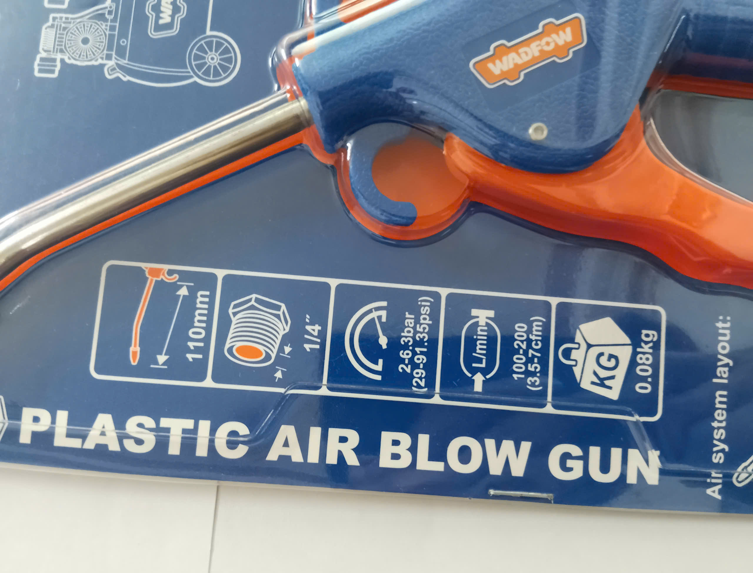 Hình ảnh 13 của mặt hàng Súng thổi khí 110mm Wadfow WGA4611