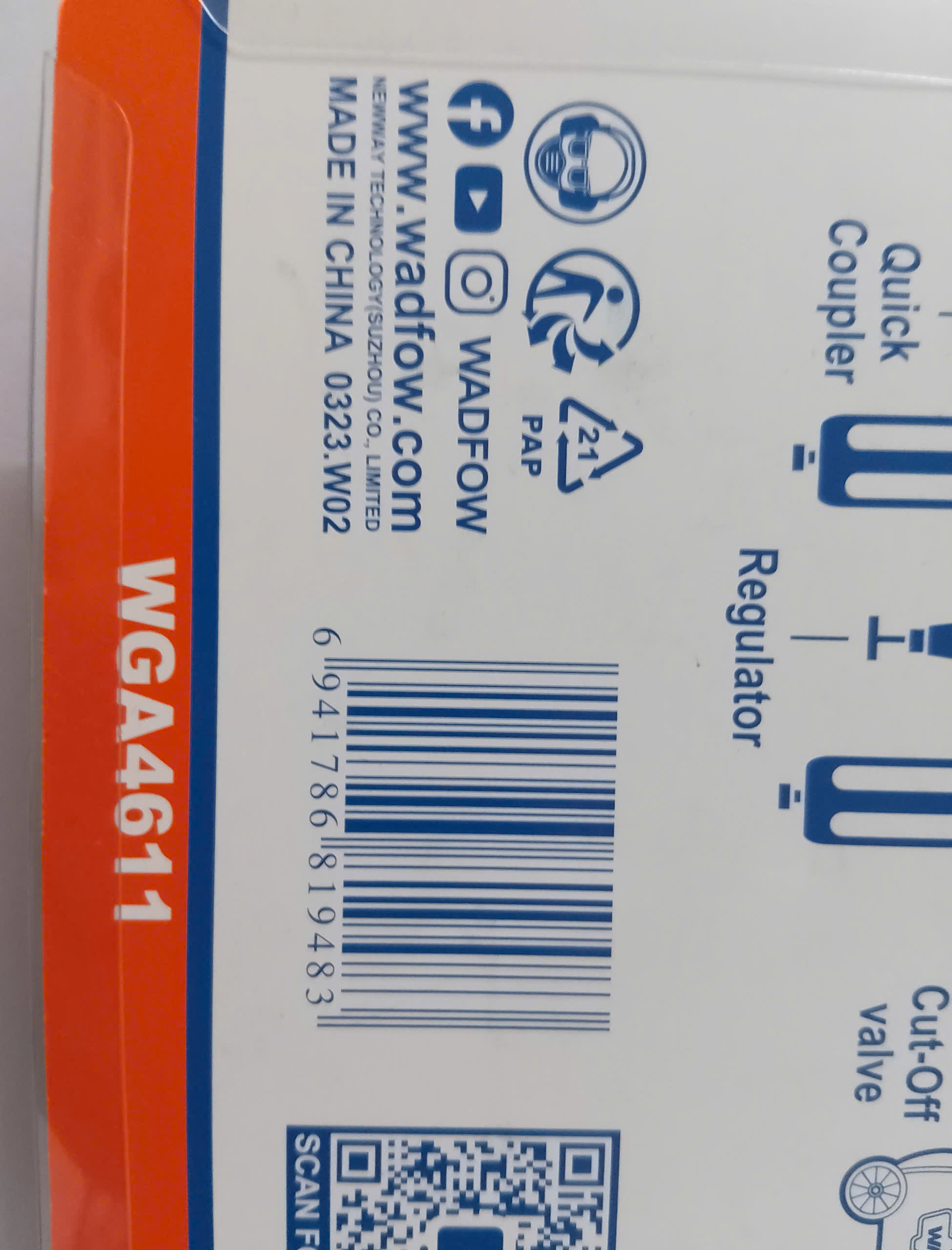 Hình ảnh 14 của mặt hàng Súng thổi khí 110mm Wadfow WGA4611