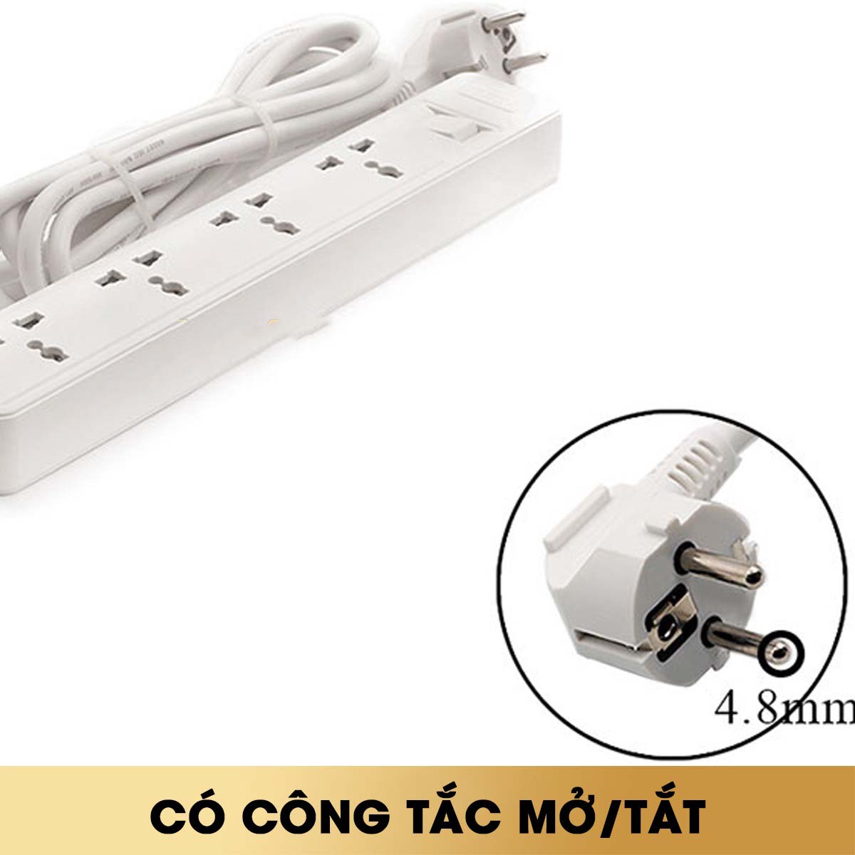 Hình ảnh 7 của mặt hàng Ổ cắm điện 3 chấu có cổng USB Total THES13041VSB