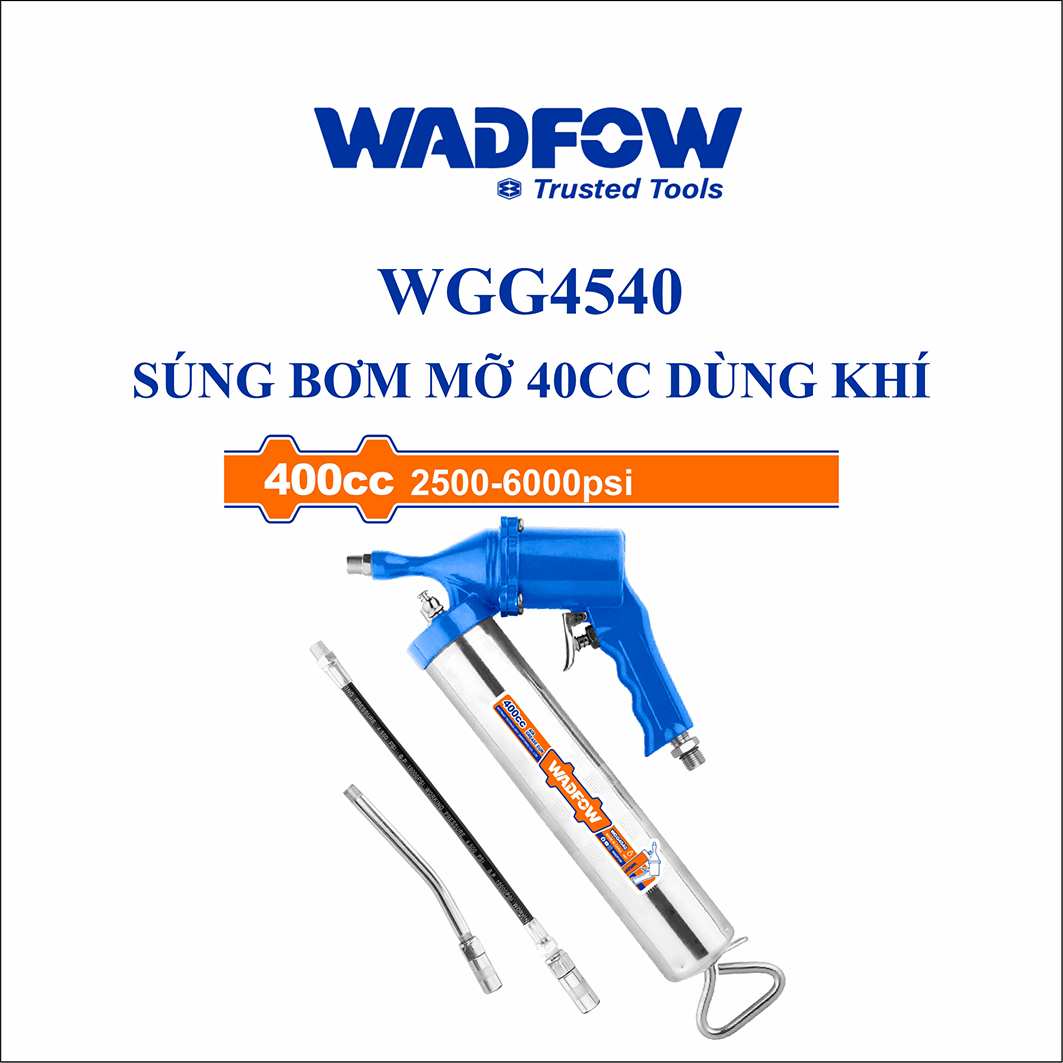 Hình ảnh 1 của mặt hàng Súng bơm mỡ 40CC dùng khí Wadfow WGG4540