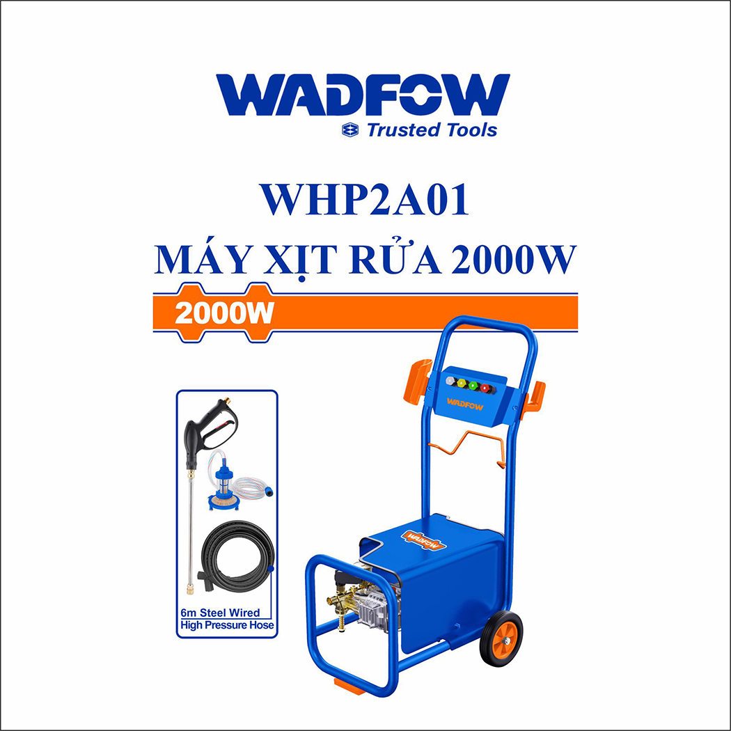 Hình ảnh 2 của mặt hàng Máy xịt rửa 2000W Wadfow WHP2A01