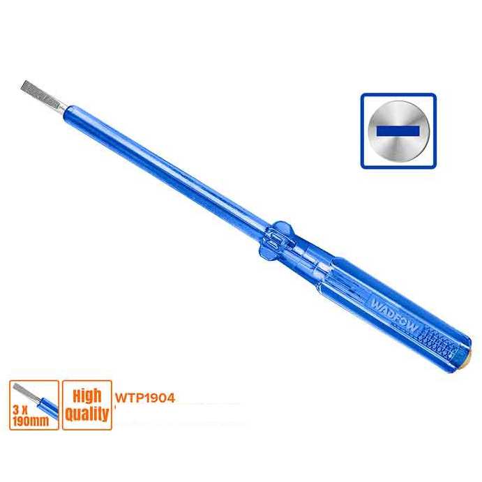 Hình ảnh 2 của mặt hàng Bút thử điện 4x190mm (AC100-250v) Wadfow WTP1904