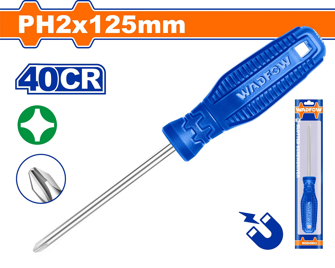 Hình ảnh 2 của mặt hàng Tua vít bake PH2x125mm wadfow WSD4925