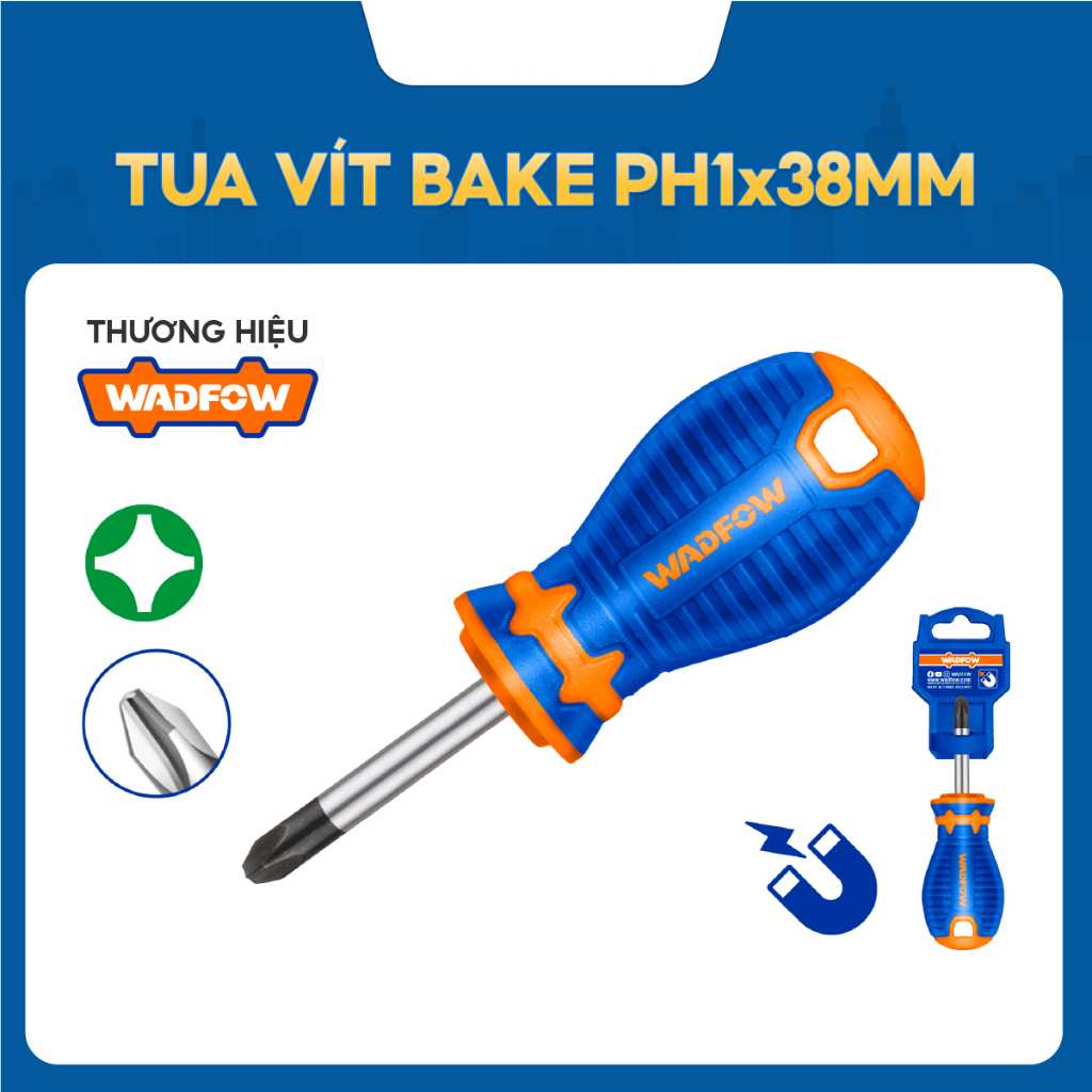 Hình ảnh 3 của mặt hàng Tua vít bake PH1x38mm wadfow WSD2211