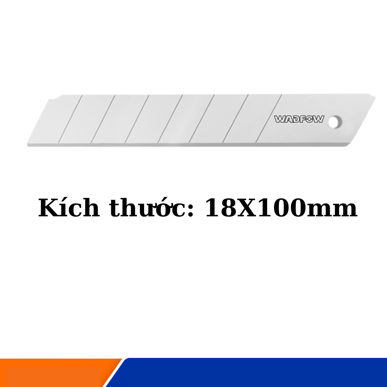 Hình ảnh 5 của mặt hàng Bộ 10 lưỡi dao rời 18x100mm wadfow WMK1K18