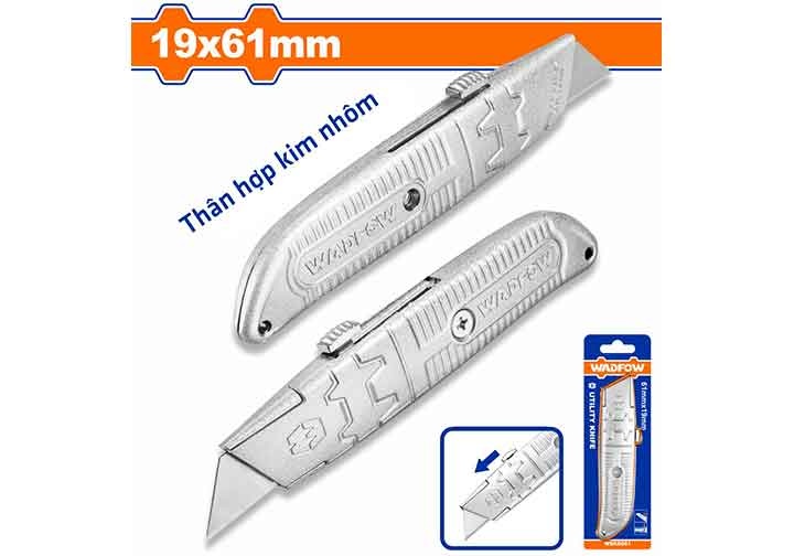 Hình ảnh 5 của mặt hàng Dao rọc tiện dụng 19x61mm wadfow WSK6661