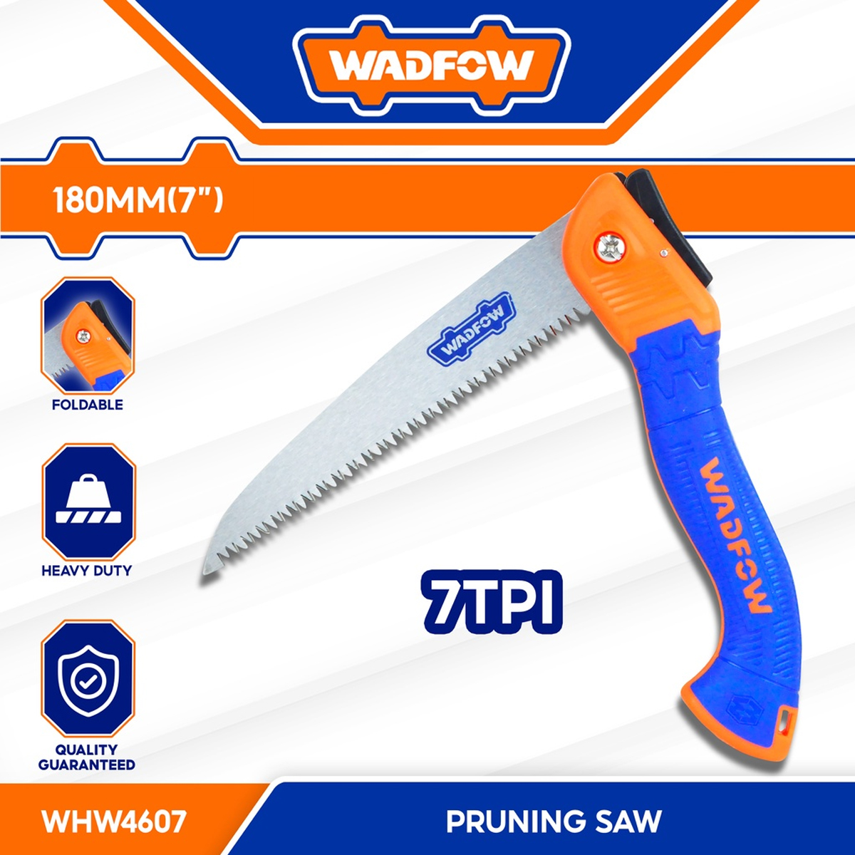 Hình ảnh 2 của mặt hàng Cưa cắt cành gấp gọn 180mm(7") wadfow WHW4607