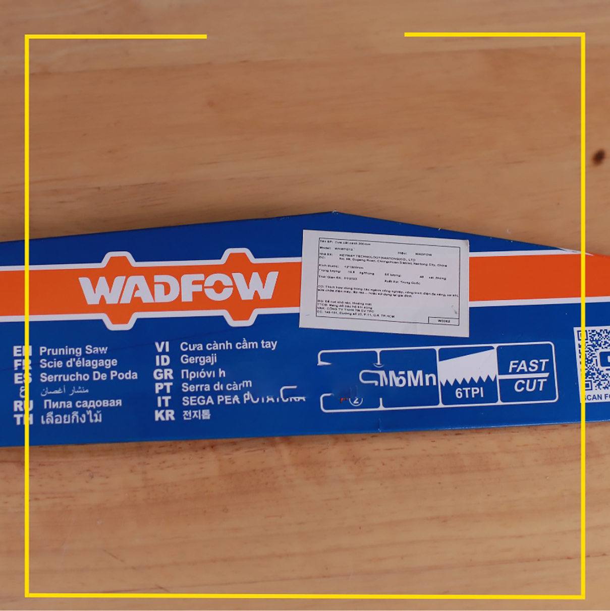 Hình ảnh 6 của mặt hàng Cưa cắt cành 300mm wadfow WHW7G12