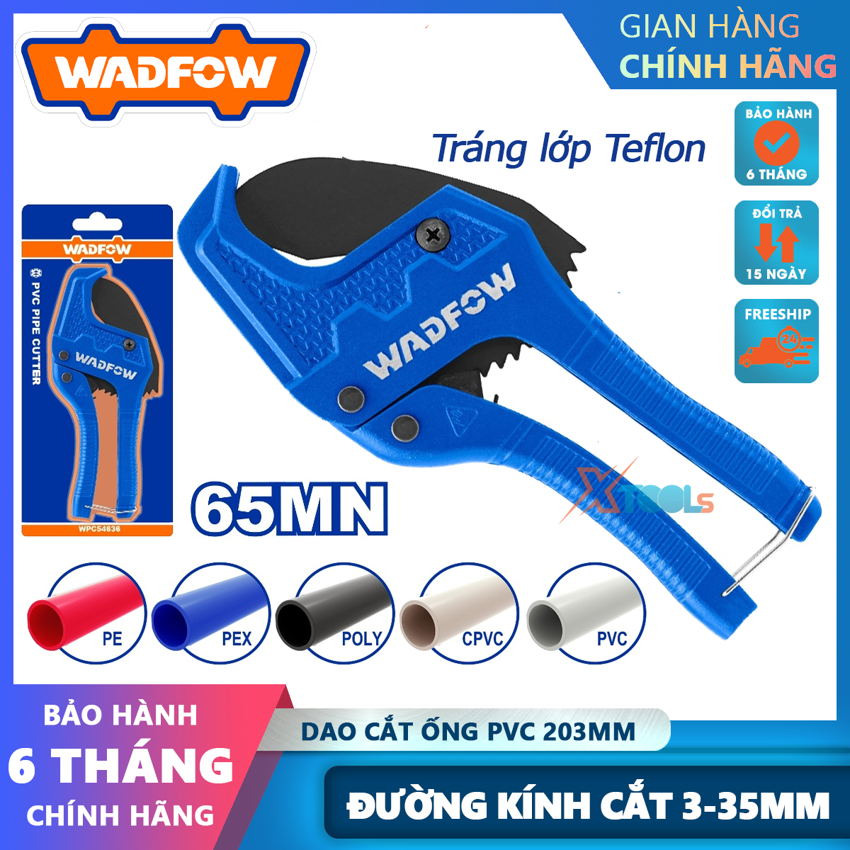 Hình ảnh 2 của mặt hàng Kéo cắt ống PVC 203mm Wadfow WPC54642