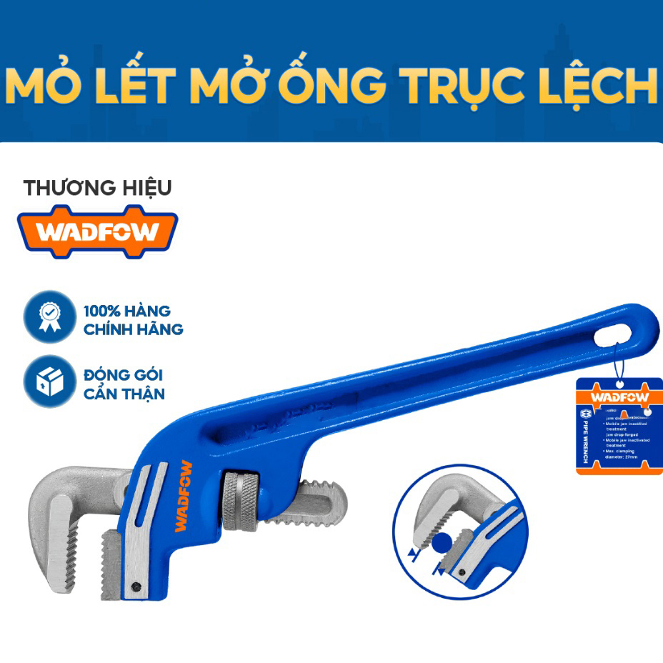 Hình ảnh 1 của mặt hàng Mỏ lết mở ống trục lệch 12" Wadfow WPW6112