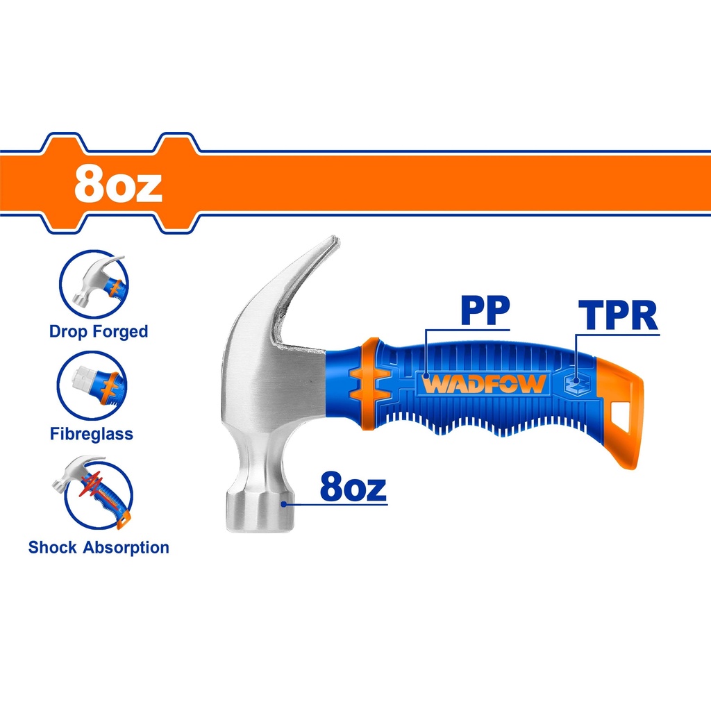 Hình ảnh 1 của mặt hàng Búa nhổ đinh mini 220g Wadfow WHM33D8