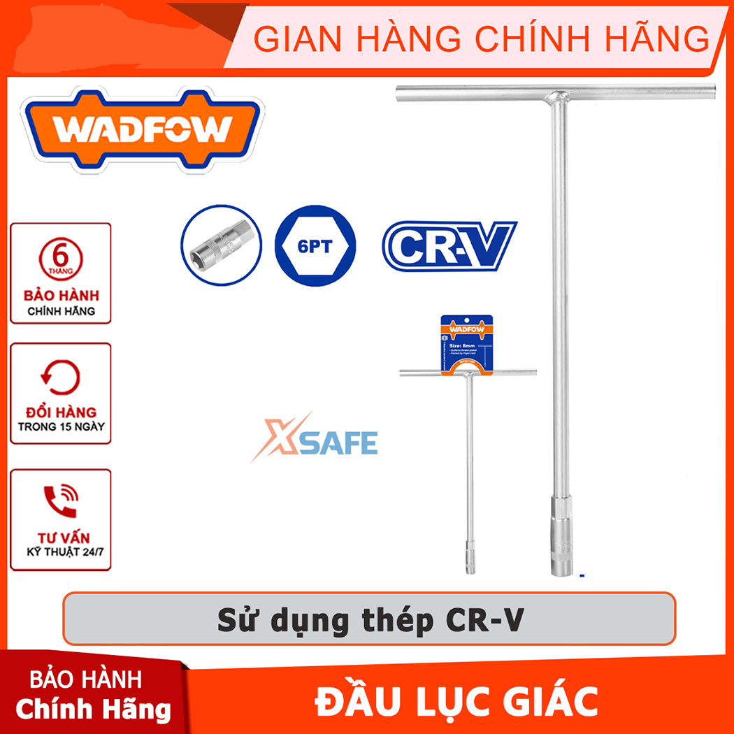 Hình ảnh 3 của mặt hàng Tay vặn chữ T đầu lục giác 8mm Wadfow WTH1108