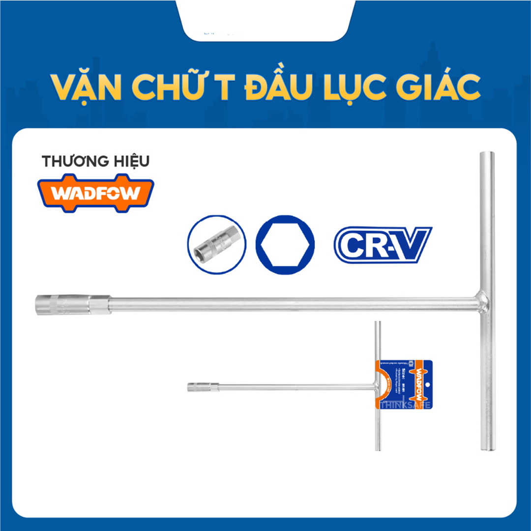 Hình ảnh 7 của mặt hàng Tay vặn chữ T đầu lục giác 8mm Wadfow WTH1108