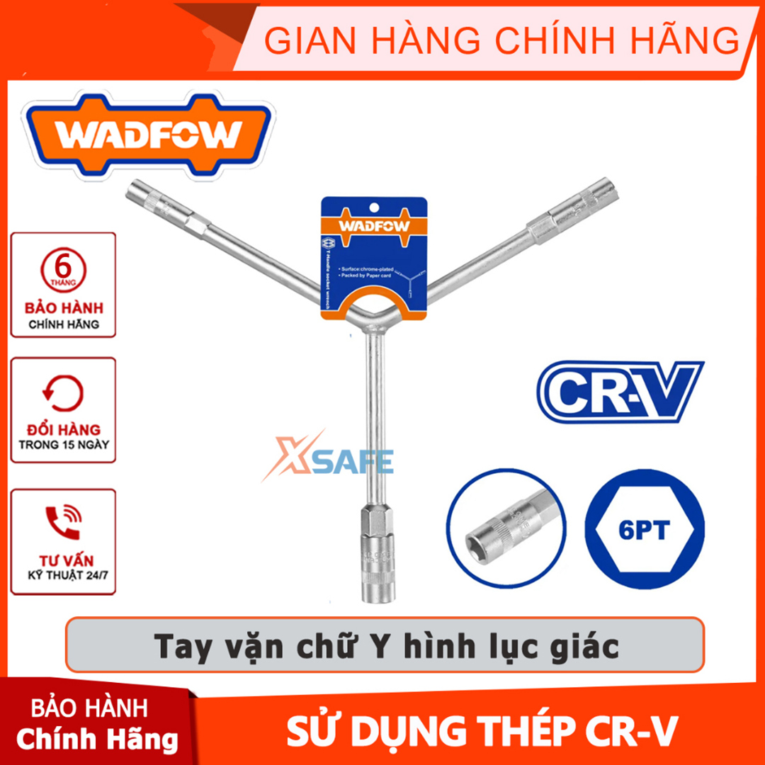 Hình ảnh 1 của mặt hàng Tay vặn chữ Y đầu lục giác 8-9-10mm Wadfow WTH2100