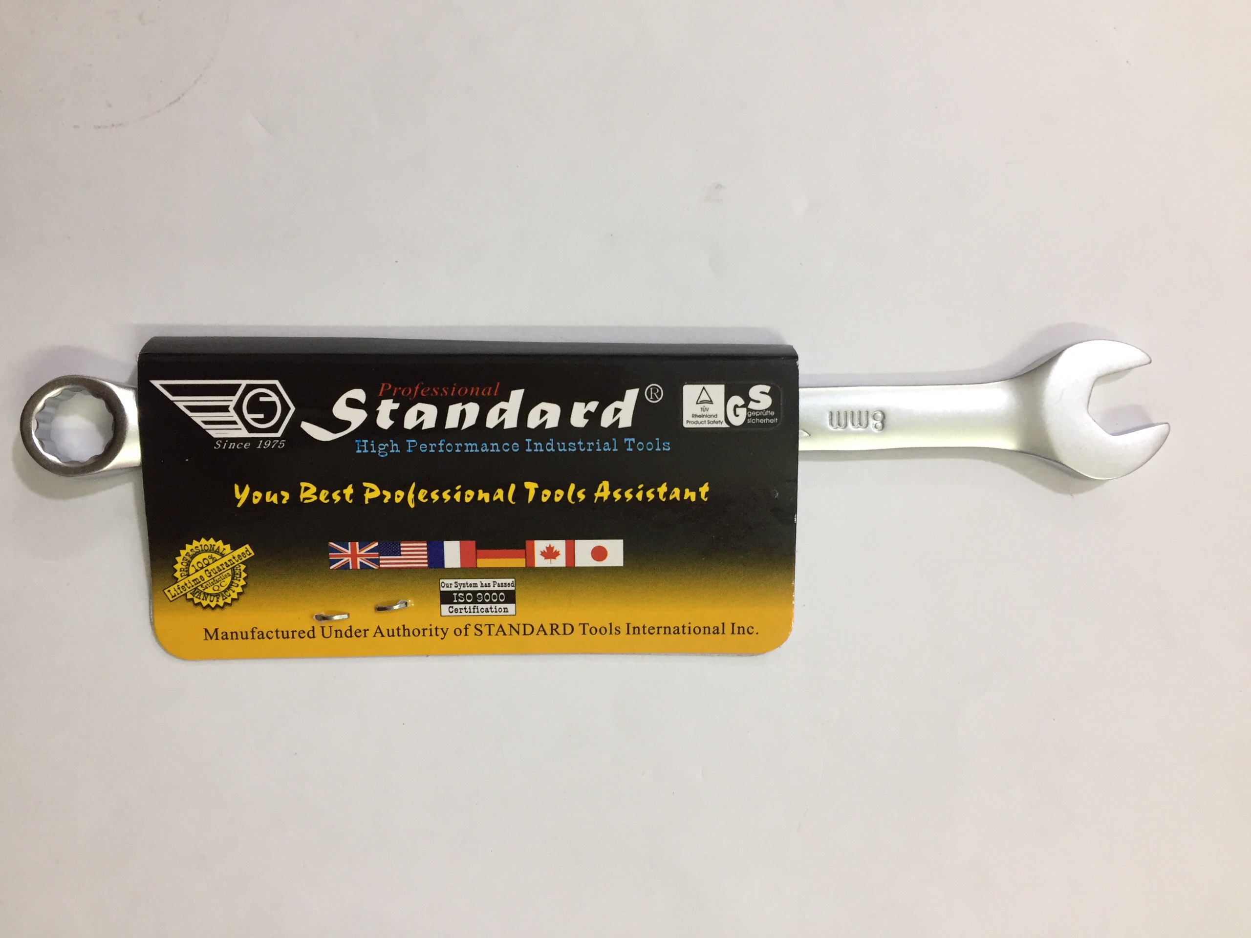 Hình ảnh 5 của mặt hàng Cờ lê vòng miệng 8 Standard xi mờ