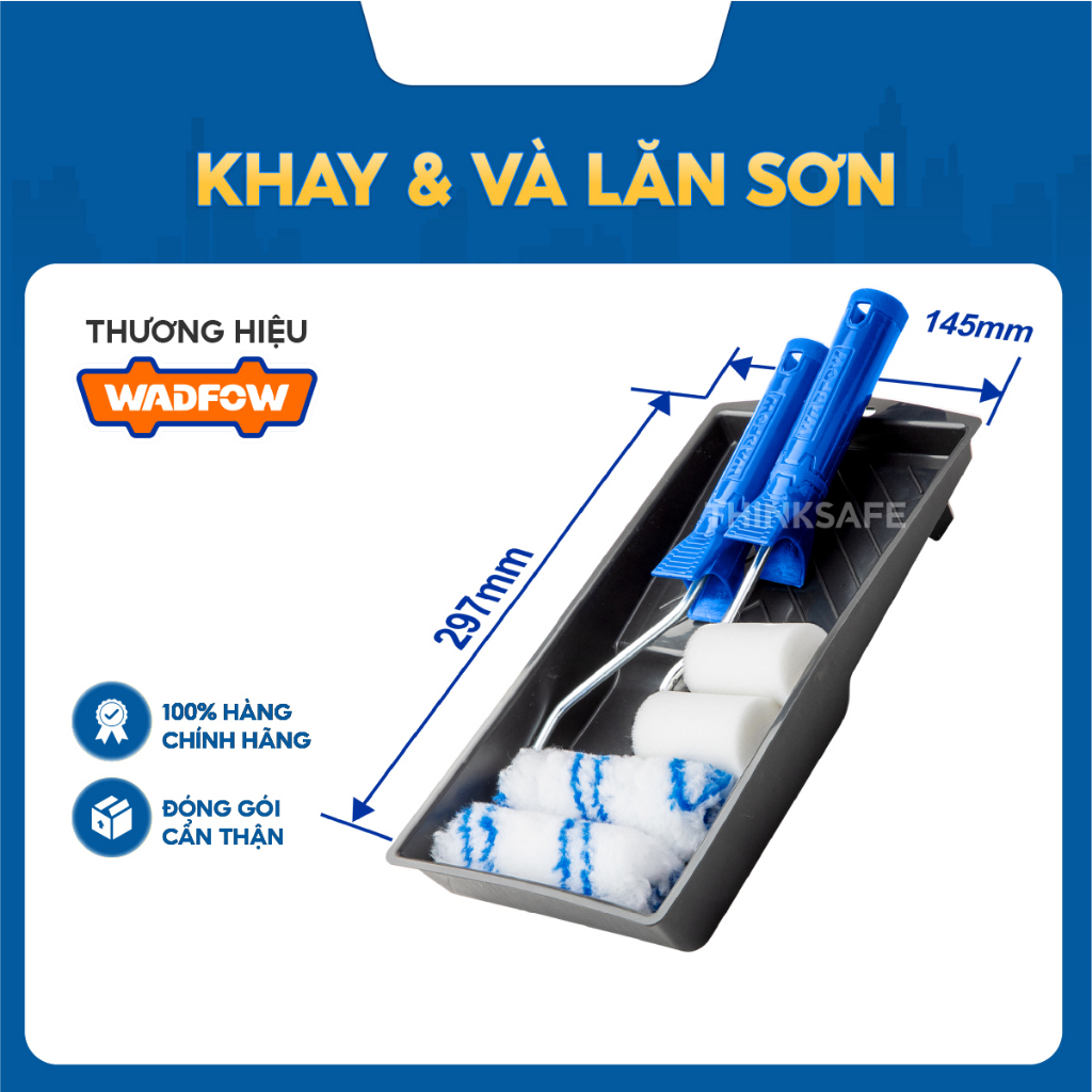 Hình ảnh 5 của mặt hàng Bộ khay và con lăn sơn 7 trong 1 Wadfow WCB3H71