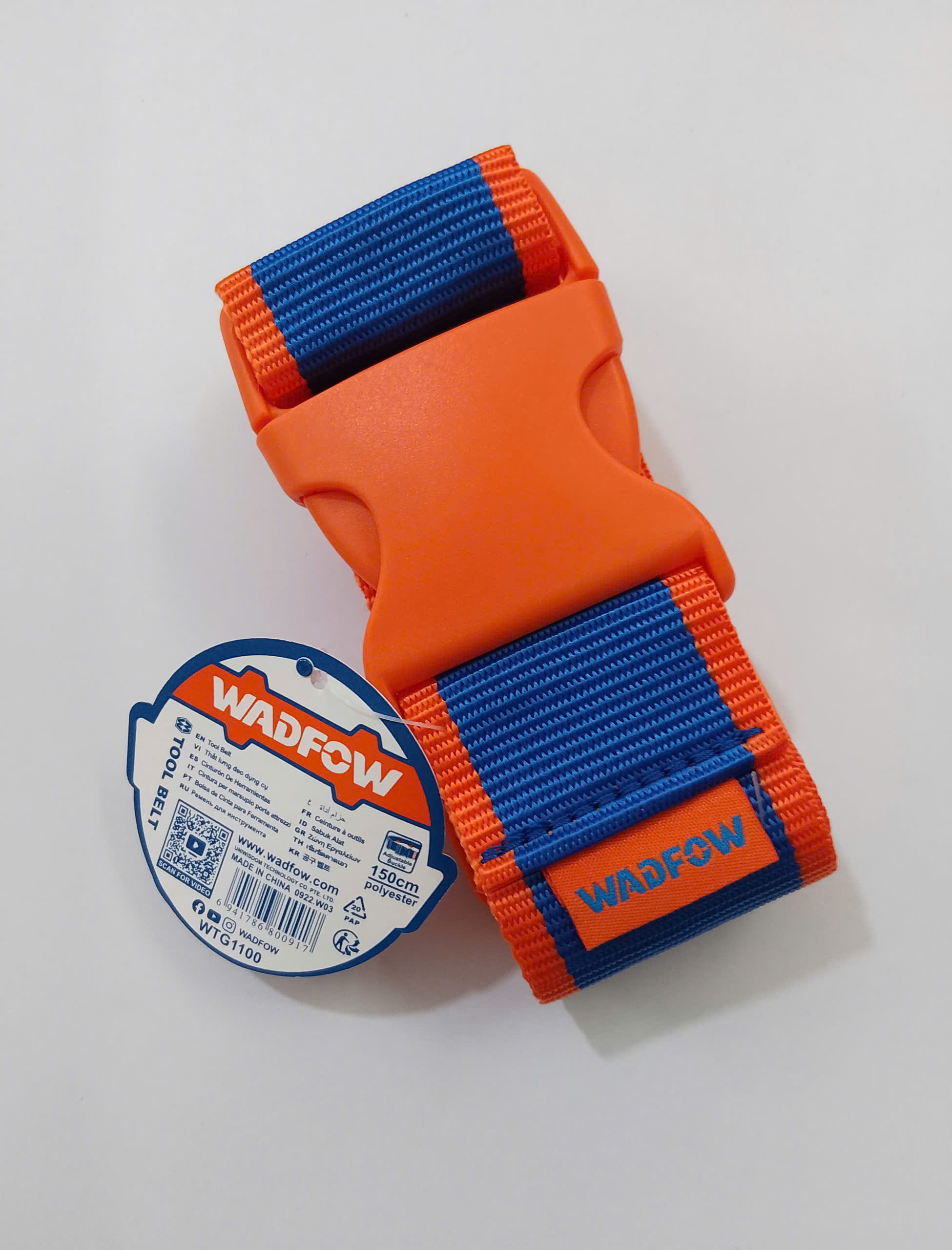 Hình ảnh 9 của mặt hàng Dây đeo lưng cho túi đựng dụng cụ 150cm Wadfow WTG1100