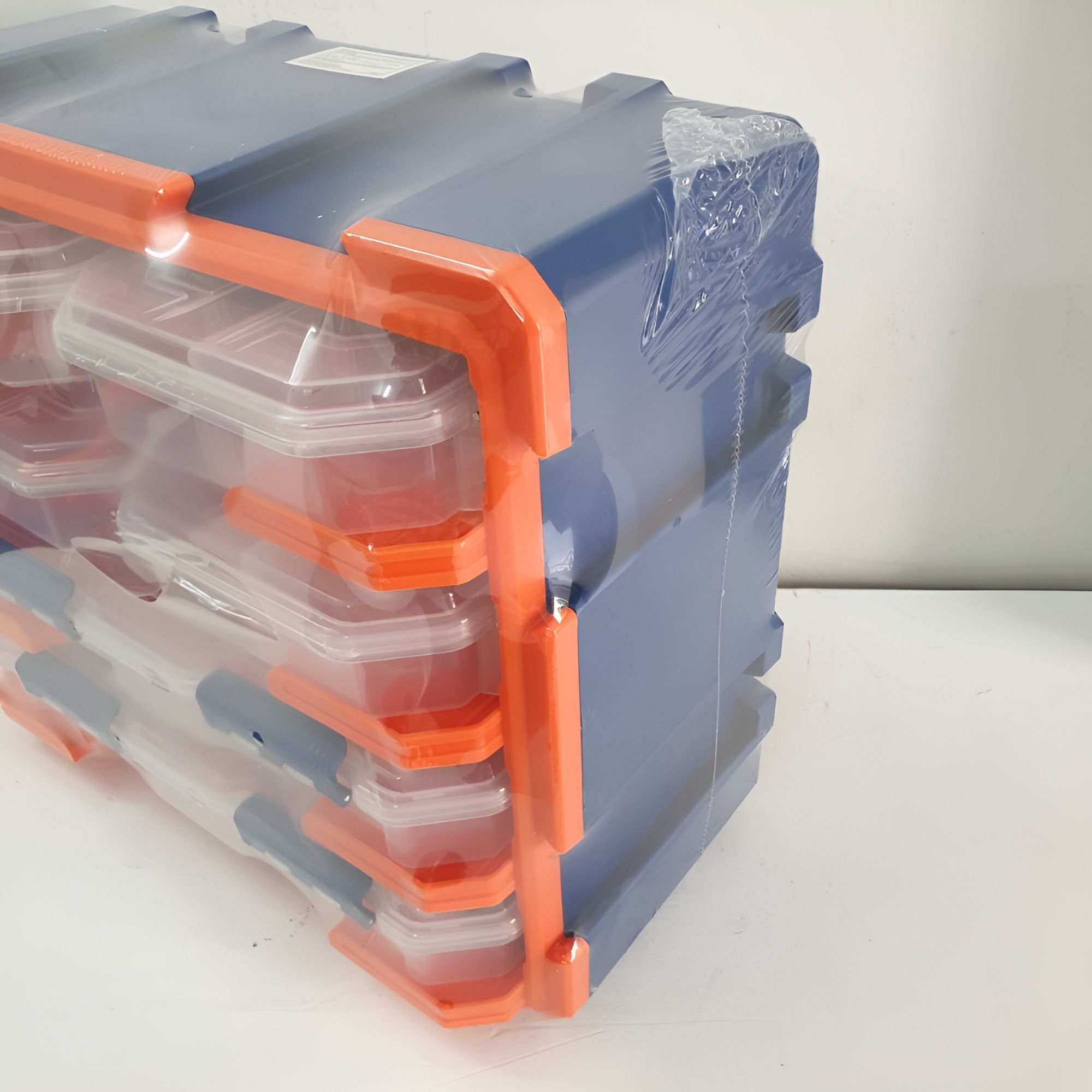 Hình ảnh 7 của mặt hàng Bộ tủ gồm 2 hộp nhựa chia 13 ngăn và 4 hộp nhựa chia 6 ngăn đựng linh kiện 380x182x320mm Wadfow WTB8346