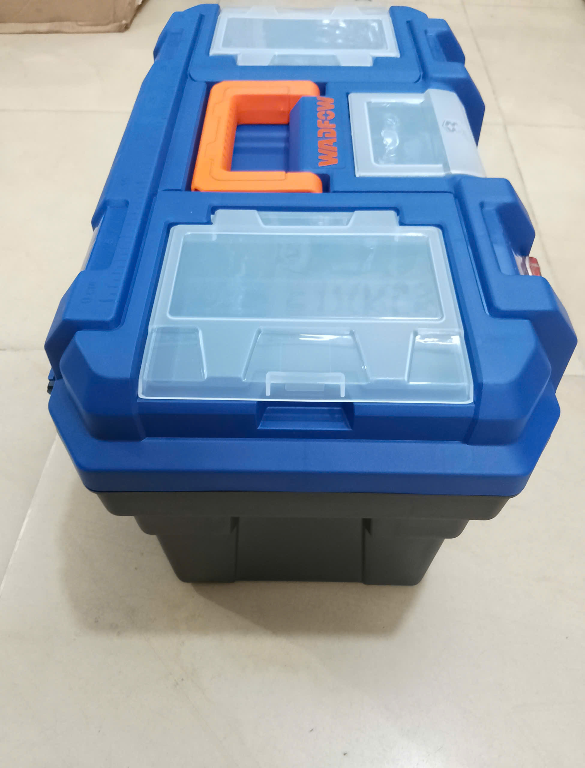 Hình ảnh 9 của mặt hàng Hộp nhựa đựng dụng cụ 19" (khóa kim loại) Wadfow WTB3319