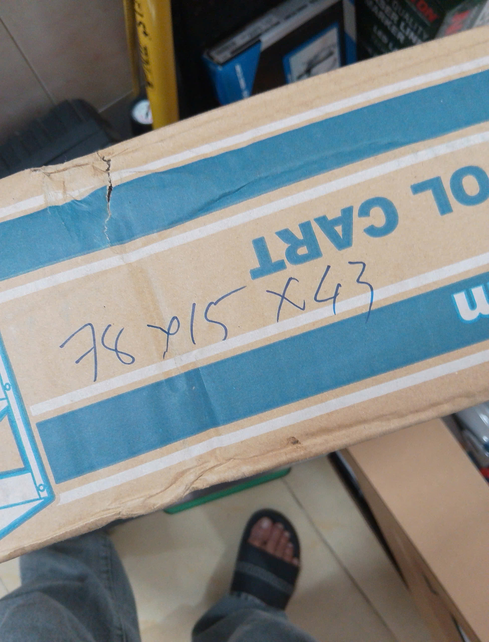 Hình ảnh 13 của mặt hàng Xe đẩy đựng đồ nghề 3 ngăn 719x365x663mm Wadfow WCS1A13