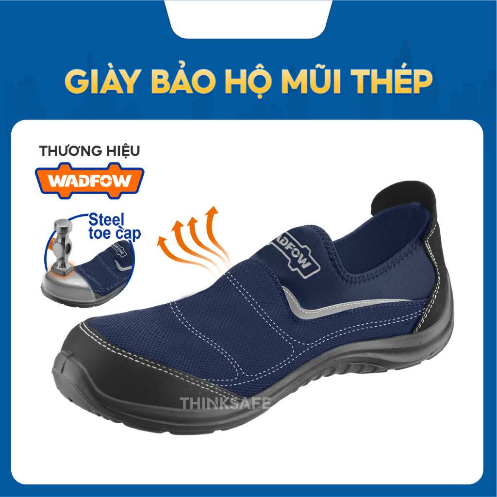 Hình ảnh 2 của mặt hàng Giày bảo hộ mũi thép size 41 Wadfow WSB1541